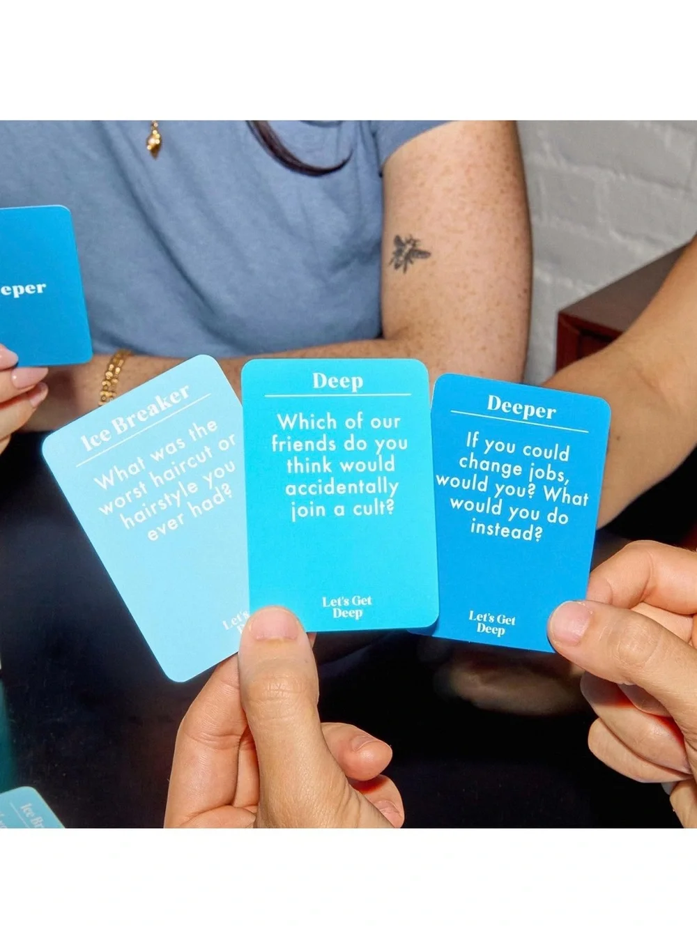 Let's Get Deep Questions For Friends Card Game NWT - Picture 6 of 6